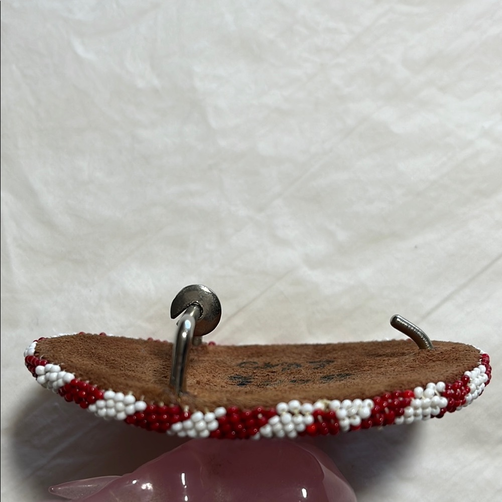 Beaded Native American Design Patch - image 3